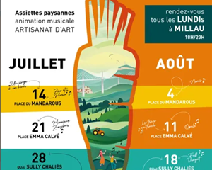 artisanal faïence céramique traditionnel authentique unique sur mesure marché Millau Aveyron